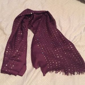 Sequin scarf